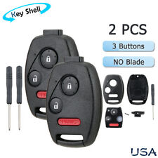 2 Car Key Shell Remote Case Fob For Honda Crv 2007 2008 2009 2010 2011 2012 2013