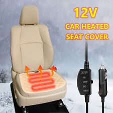 12v Universal Car Heated Seat Chair Cushion Hot Cover Heater Warmer Heating Pad