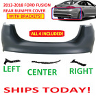 2013 2014 2015 2016 2017 2018 Ford Fusion Rear Bumper Cover Brackets New