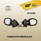 2pcs Black Universal Classic Car Door Wing Side View Mirror Replacement