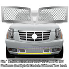 Front Bumper Mesh Grille Fits 2007-2014 Cadillac Escalade Lower Chrome Grill