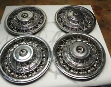 1990-91-92-93-94-95 Chrysler Vintage Factory Oem Wire Wheel Hubcap Wheel Covers