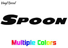 Spoon Sports Decal Windshield Banner Sticker 7 9 12 20 28 36 Honda