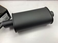 Vibrant 1147 Streetpower Black Oval Muffler With Single 3 Round Tip 3 Inlet