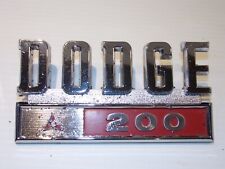 1969 - 1971 Dodge Truck 200 Emblem Oem 2833756 Power Wagon 1970