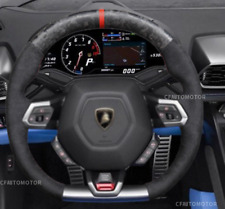 Forged Matte Carbon Fiber Alcantara Steering Wheel For 16 Lamborghini Huracan