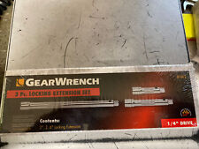 Gearwrench 3 Piece Set 14 Drive Locking Extension Set Part 81003