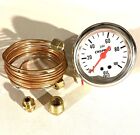 2 Mechanical Oil Pressure Gauge With Copper Oil Line Tubing Racing