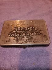 Vintage Snap-on Socket Set Original Metal Case