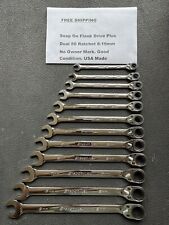 Snap On Ratchet Wrench Set Flank Drive Plus Reversible Metric