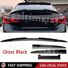 For Subaru Legacy 2010-2023 Glossy Black Rear Roof Lip Spoiler Tail Trunk Wing