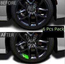 6 Pcspack Universal Reflective Car Wheel Rim Decal Sticker Vinyl Auto Truck Suv