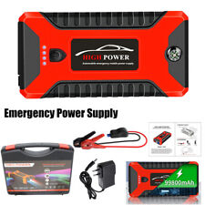 Portable 99800mah Car Jump Starter Booster Jumper Box Power Bank Battery Charger