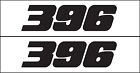 396 Horsepower Decal Graphic Fits Chevy Corvette Engine