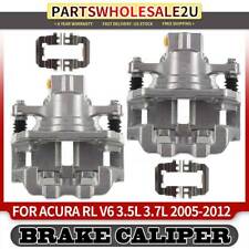 2x Rear Left Right Brake Calipers W Bracket For Acura Rl 2005-2012 3.5l 3.7l