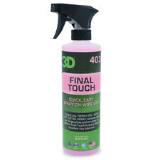 3d Final Touch Quick Detail Spray - Easy Spray On Wipe Off Showroom Shine
