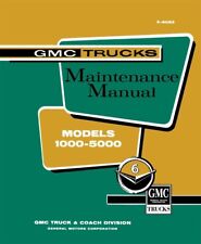 1960 Gmc Truck Shop Service Repair Manual Engine Drivetrain Electrical Book Oem