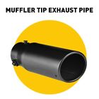 Car Exhaust Tip 2.5 Inlet Black Coated Stainless Steel Muffler Pipe Bolt On Us