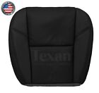 07 08 09 Cadillac Escalade Driver Bottom Perforated Leather Seat Cover Black