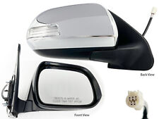 For Chrome Cover With Signal Non-heated Mirror 2012-2015 Tacoma Passenger Side