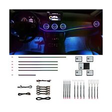 Hmyc Car Interior Ambient Lights18 In 1 128 Colorful Led Acrylic Fiber Optic...