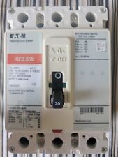Eaton Hfd65k Hfd3020 Molded Case Circuit Breaker 3 Pole 20amp 600vac