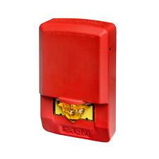 Eaton Wheelock Lstr3-na Fire Alarm Led3 Amber Strobe Wall Red New In Box