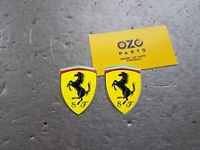 Genuine Ferrari Sticker Logo Emblem 95992896 Set Of 2