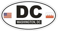 Washington Dc Oval Bumper Sticker Or Helmet Sticker D806 District Of Columbia