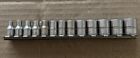 Snap On Tools 14 Drive 6 Point Chrome Shallow Metric Socket Set 13 Piece