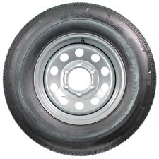 Radial Trailer Tire On Rim St22575r15 Load D 6 Lug Silver Modular Wheel