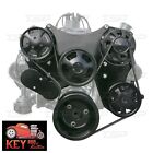 Small Block Chevy Serpentine Kit Front Drive System Black Sbc 305 327 350 400