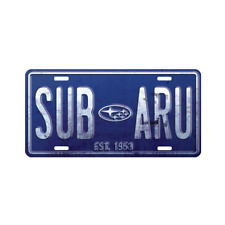 Subaru Vintage License Plate Wrx Sti Forester Outback Crosstrek Impreza Ascent