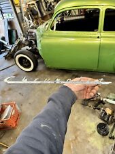 1949 1950 1951 1952 1953 1954 Chevrolet Station Wagon Tailgate Script Emblem