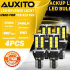 4x Auxito Canbus 912 921 T15 W16w White Led Bulb For Car Backup Reverse Light