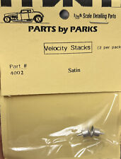 Parts By Parks 4002 X 124-125 Velocity Stacks 516 X 732 X 316 Satin Finish