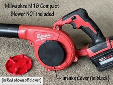 Black Air Intake Cover For Milwaukee M 18 0884-20 Compact Blower