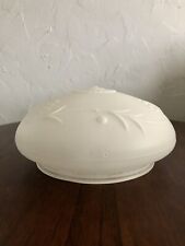 Vintage Frosted Grape Mushroom Glass Light Fixture Dome Only Clean