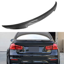 Trunk Spoiler For 12-18 Bmw F30 3-series F80 M3 Real Carbon Fiber Glossy Finish