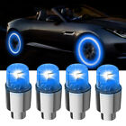 4pcs Car Auto Wheel Tire Tyre Air Valve Stem Led Light Caps Cover Accessories