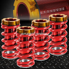 For 88-00 Civic Eg Ej Ekdc 1-4 Lowering Scaled Suspension Coilover Red Spring