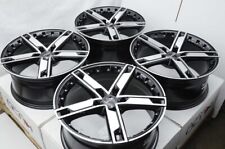 18 Wheels Black Polish Rims 5x114.3 Fit Mustang Civic Accord Crv Pilot Maxima
