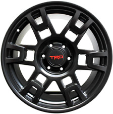 Trd Pro Rims 17x7.5 Toyota Auto Wheels 6x139.7 Matte Black Tacoma 4runner 1pcs