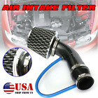 3universal Car Cold Air Intake Filter Induction Pipe Power Flow Hose System Set