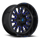 Fuel Stroke D645 18x9 6x1206x139.7 Et19 Gloss Black With Candy Blue Qty Of 1