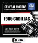 1965 Cadillac Factory Oem Shop Manuals On Usb