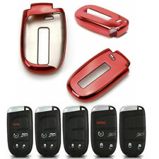 1pc Tpu Key Fob Soft Cover Shell Case For Dodge Charger Challenger Jeep Chrysler