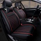 Universal Pu Leather 5-seats Suv Front Rear Car Seat Cover Cushion Full Set