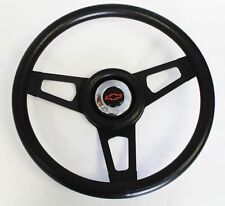Chevelle Camaro Nova Grant Black Steering Wheel Black Spokes 13 34 Redblk Cap