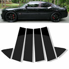Fit For Dodge Charger 2006-2010 Glossy Black Pillar Posts Door Window Trim Cover